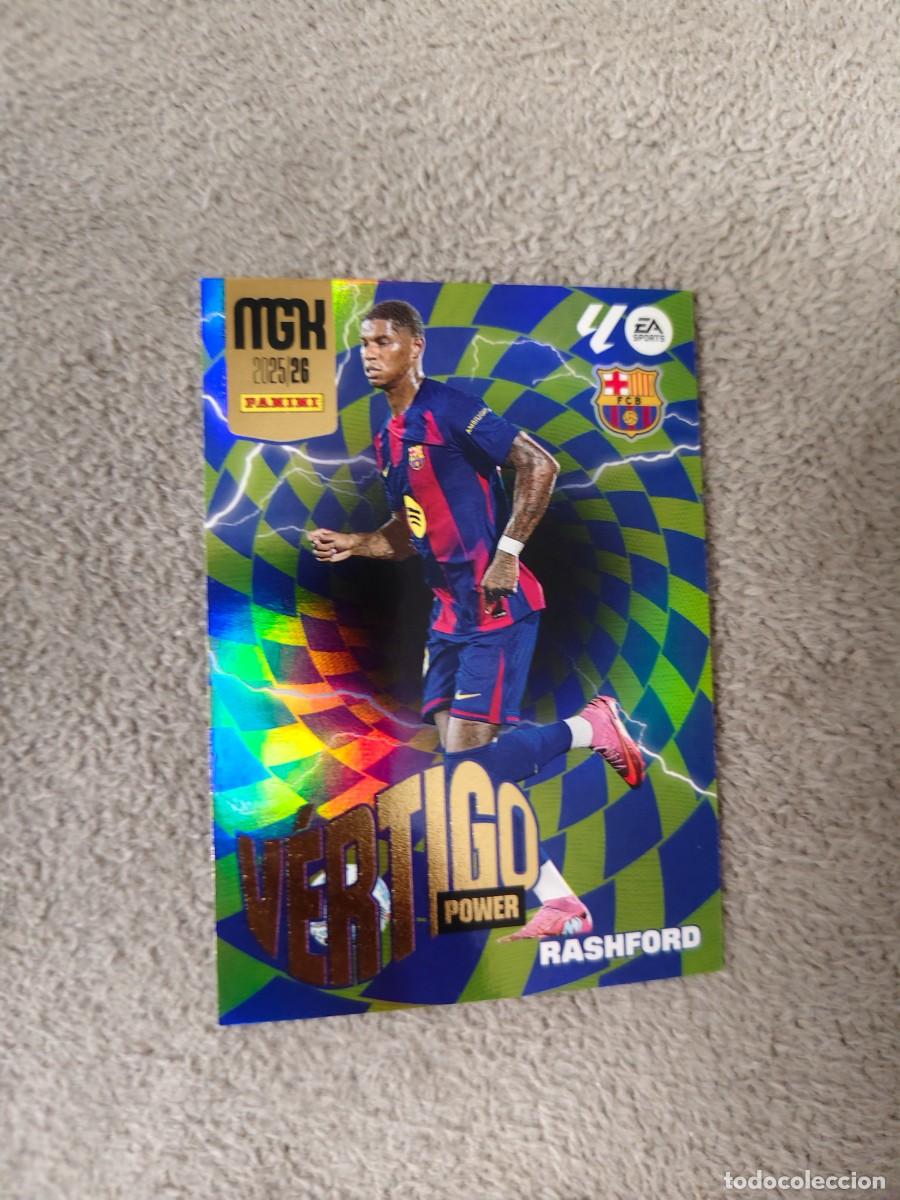 Cromos de f&uacute;tbol: P 509 MEGACRACKS MGK 25 26 RASHFORD FC BARCELONA V&Eacute;RTIGO POWER LALIGA PANINI LA LIGA 2025 2026