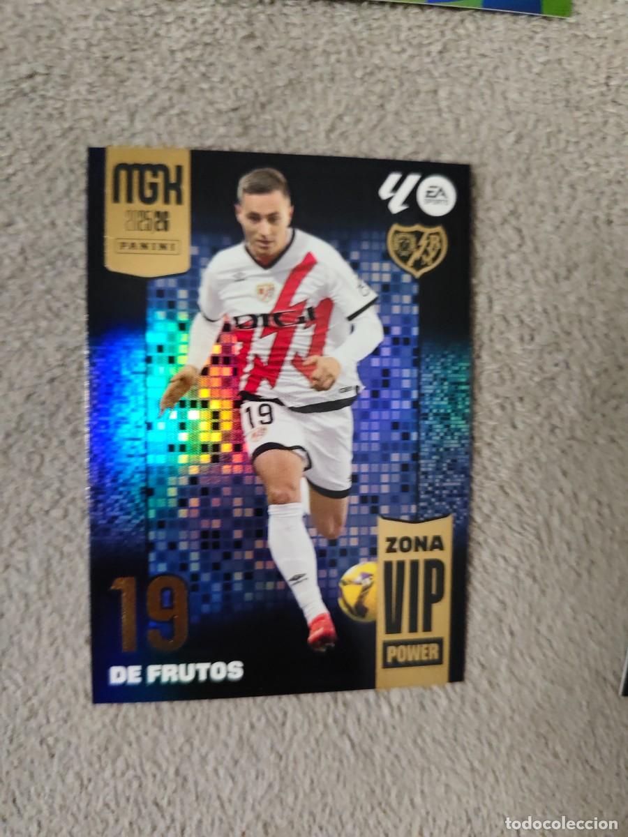 Cromos de f&uacute;tbol: P 513 MEGACRACKS MGK 25 26 DE FRUTOS RAYO VALLECANO ZONA VIP POWER LALIGA PANINI LA LIGA 2025 2026