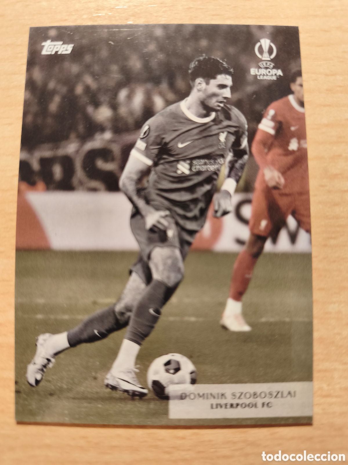 Cromos de f&uacute;tbol: DOMINIK SZOBOSZLAI INTERNATIONAL STARS LIVERPOOL SIMPLICIDAD 2023 2024 TOPPS 23 24