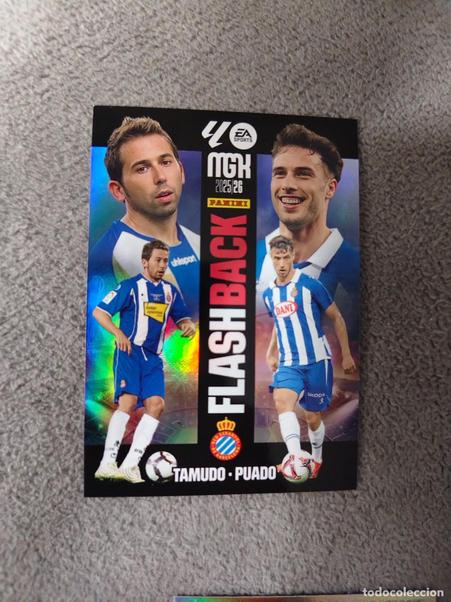 Cromos de f&uacute;tbol: 517 MEGACRACKS MGK 25 26 TAMUDO / PUADO RCD ESPANYOL FLASHBACK LALIGA PANINI LA LIGA 2025 2026