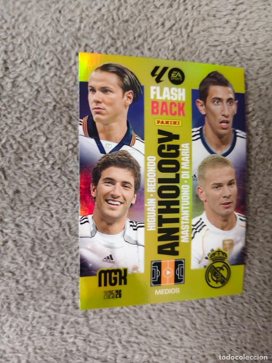 Cromos de f&uacute;tbol: 519 MEGACRACKS MGK 25 26 REAL MADRID CF FLASHBACK ANTHOLOGY LALIGA PANINI LA LIGA 2025 2026