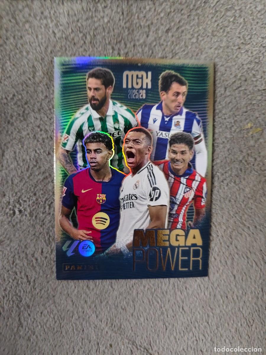 Cromos de f&uacute;tbol: 441 MEGACRACKS MGK 25 26 ISCO / LAMINE YAMAL / MBAPP&Eacute; - MEGA POWER LALIGA PANINI LA LIGA 2025 2026