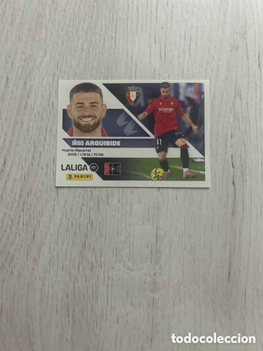 Cromos de f&uacute;tbol: Arguibide 5B 5 B Osasuna Liga Este 2026/27 26-27 Panini