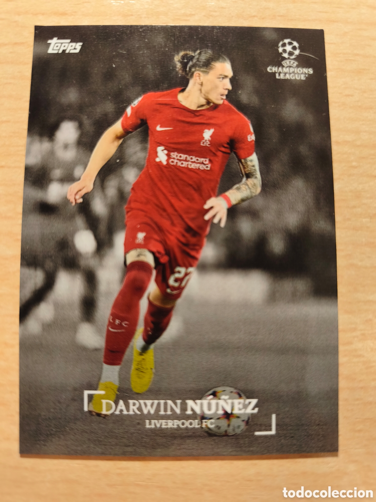 Cromos de f&uacute;tbol: DARWIN NU&Ntilde;EZ LIVERPOOL SIMPLICIDAD 2022 2023 TOPPS 22 23