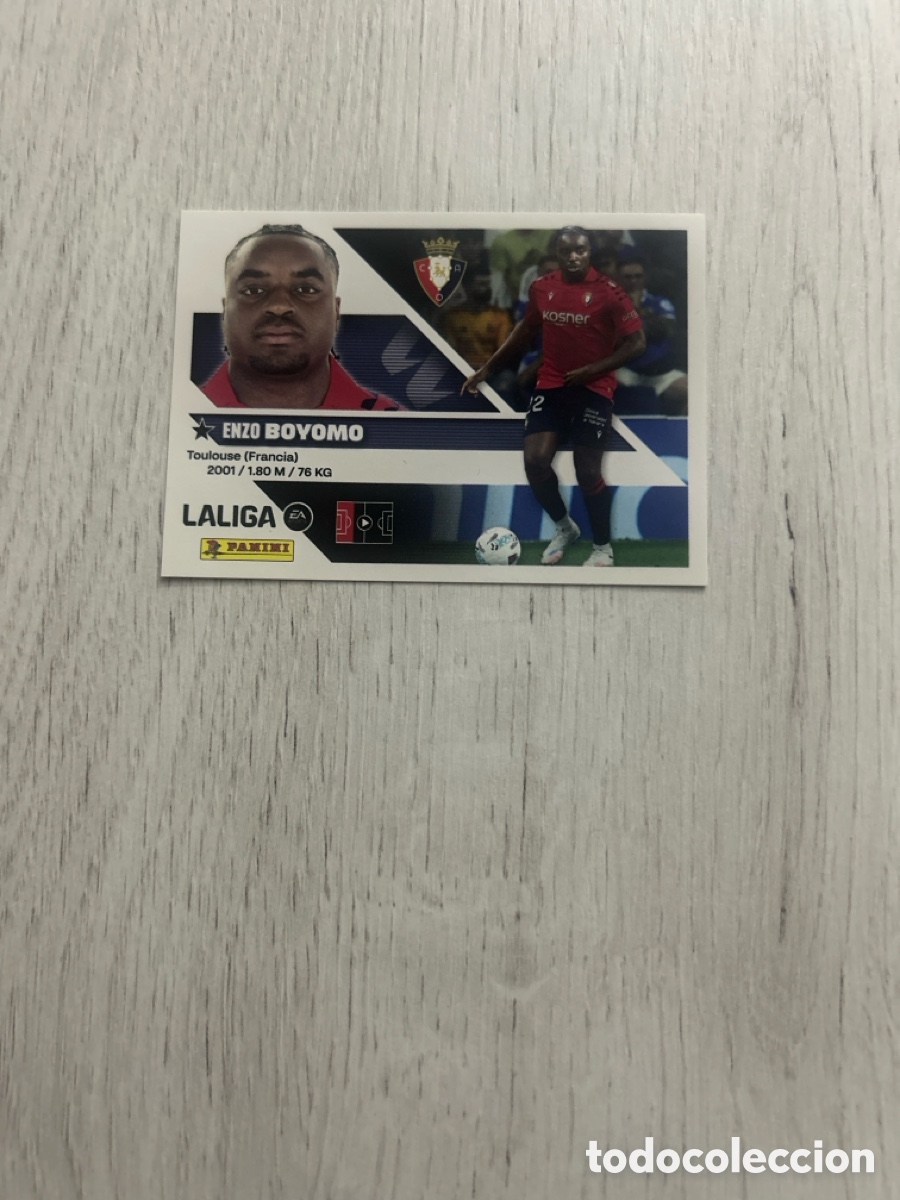 Cromos de f&uacute;tbol: Boyomo 6 Osasuna Liga Este 2026/27 26-27 Panini