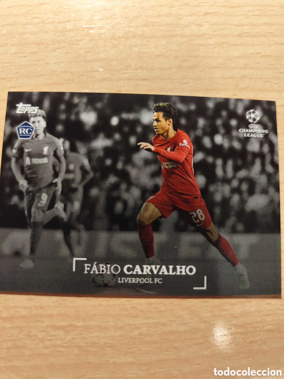 Cromos de f&uacute;tbol: FABIO CARVALHO RC LIVERPOOL SIMPLICIDAD 2022 2023 TOPPS 22 23 ROOKIE