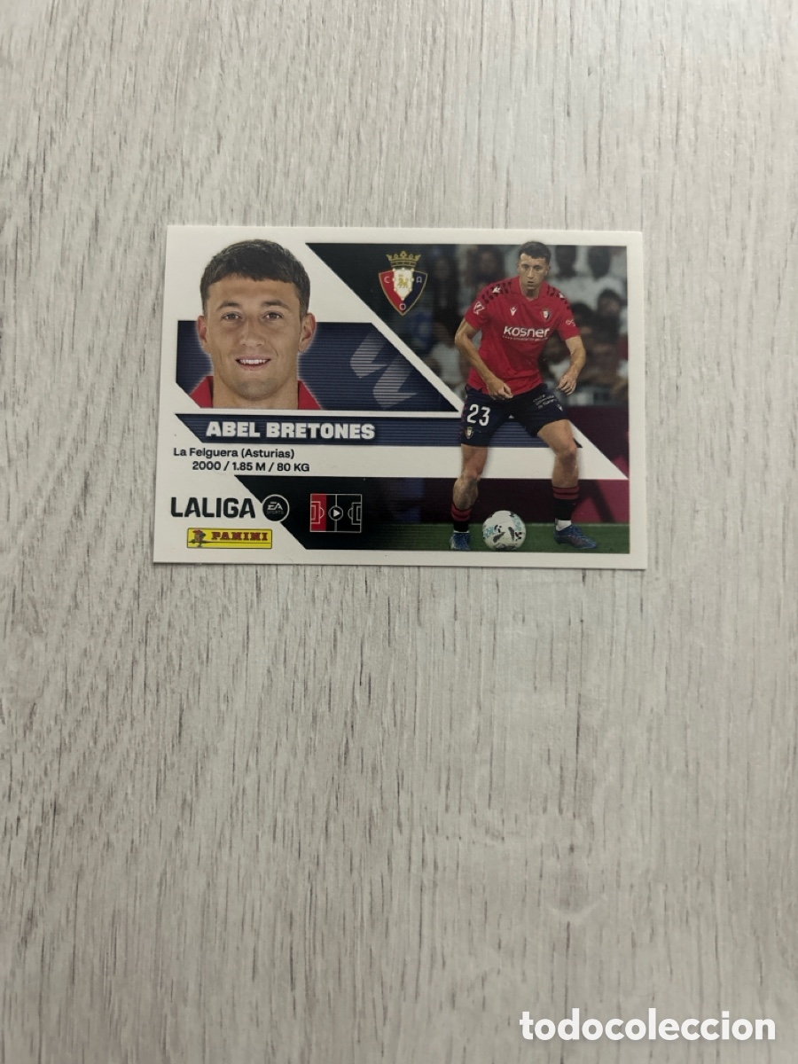 Cromos de f&uacute;tbol: Abel Bretones 9 Osasuna Liga Este 2026/27 26-27 Panini