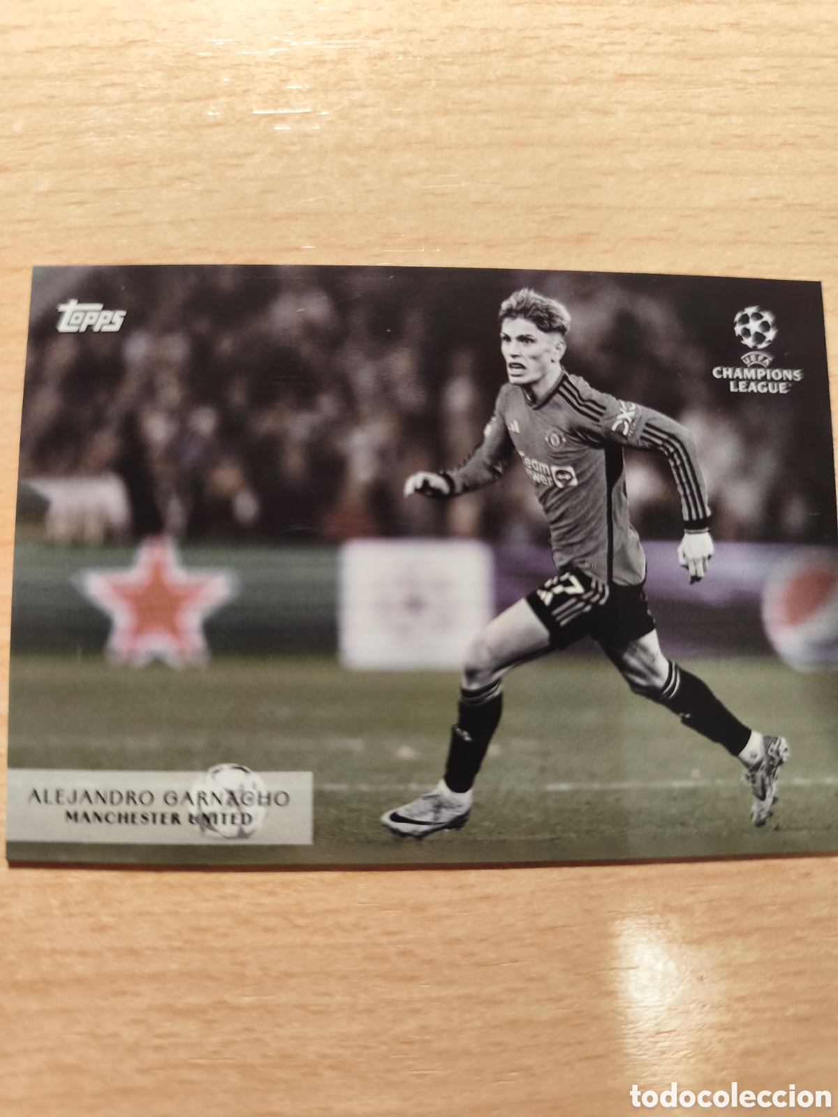 Cromos de f&uacute;tbol: ALEJANDRO GARNACHO INTERNATIONAL STARS MANCHESTER UNITED SIMPLICIDAD 2023 2024 TOPPS 23 24