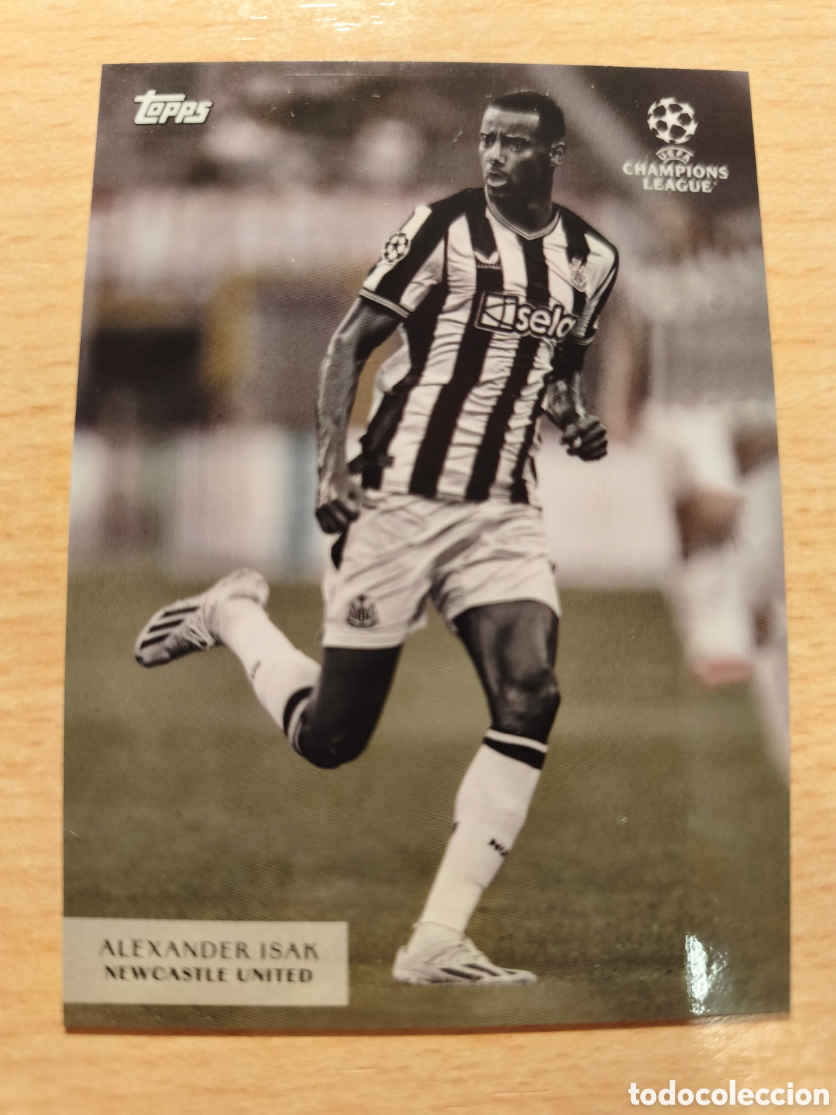 Cromos de f&uacute;tbol: ALEXANDER ISAK NEWCASTLE UNITED SIMPLICIDAD 2023 2024 TOPPS 23 24