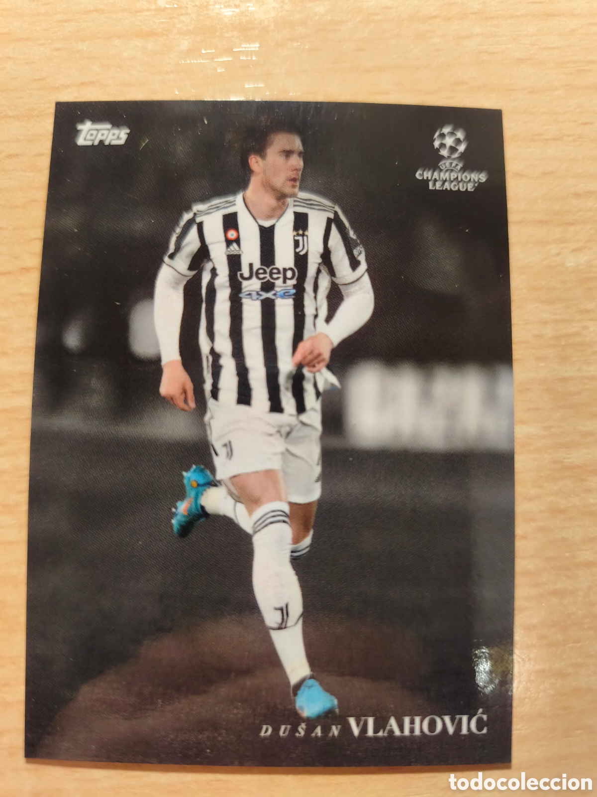 Cromos de f&uacute;tbol: 39 DUSAN VLAHOVIC JUVENTUS SIMPLICIDAD 2022 2023 TOPPS 22 23