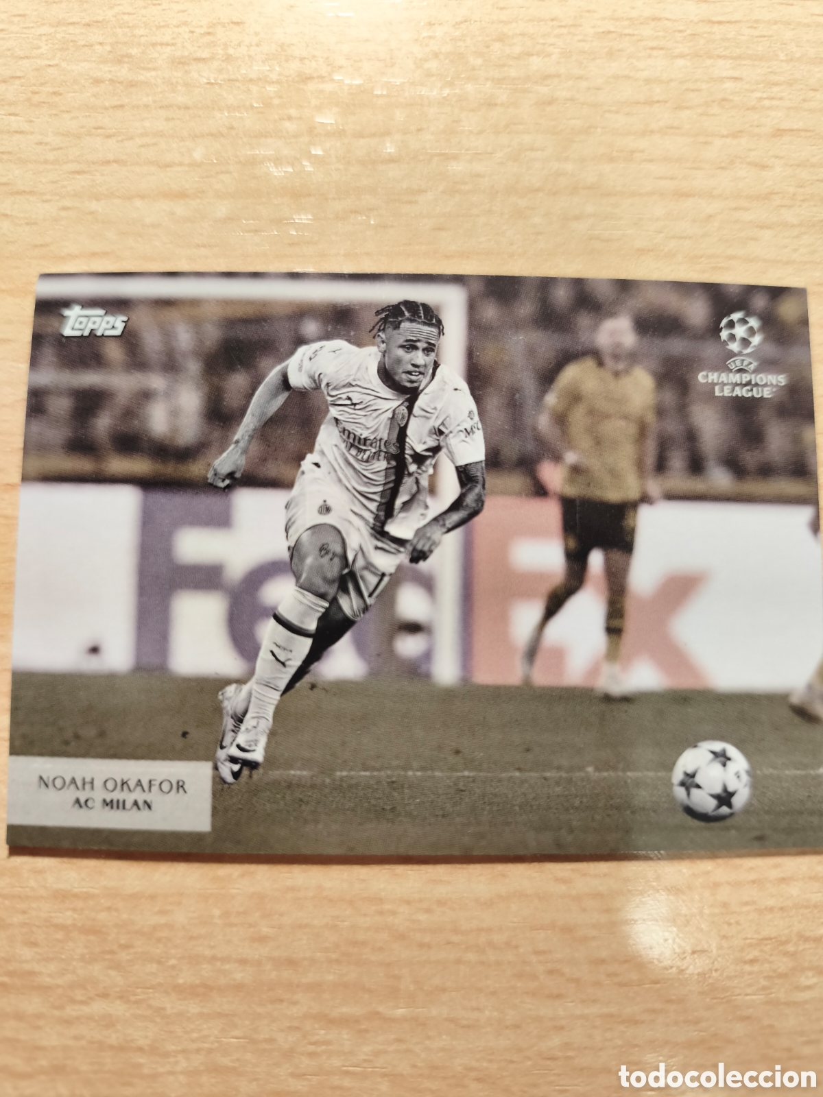Cromos de f&uacute;tbol: NOAH OKAFOR AC MILAN SIMPLICIDAD 2023 2024 TOPPS 23 24