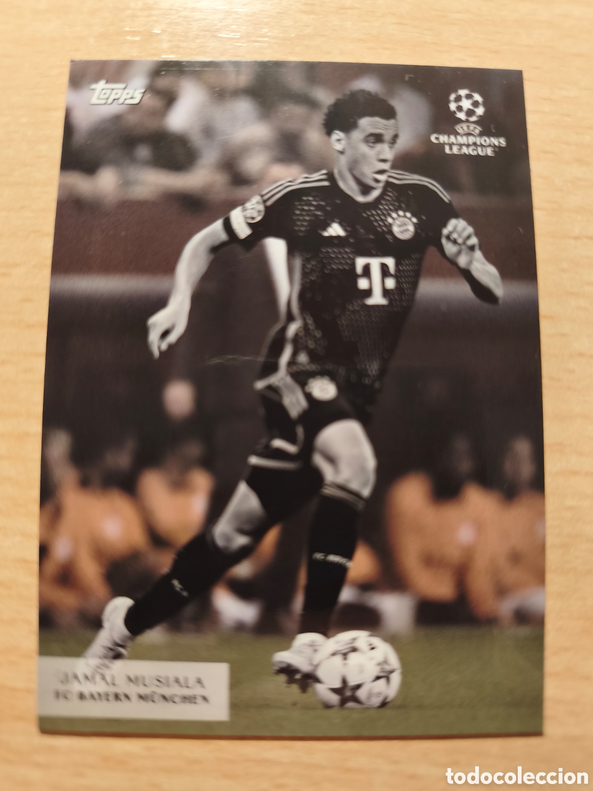 Cromos de f&uacute;tbol: JAMAL MUSIALA BAYERN MUNICH SIMPLICIDAD 2023 2024 TOPPS 23 24