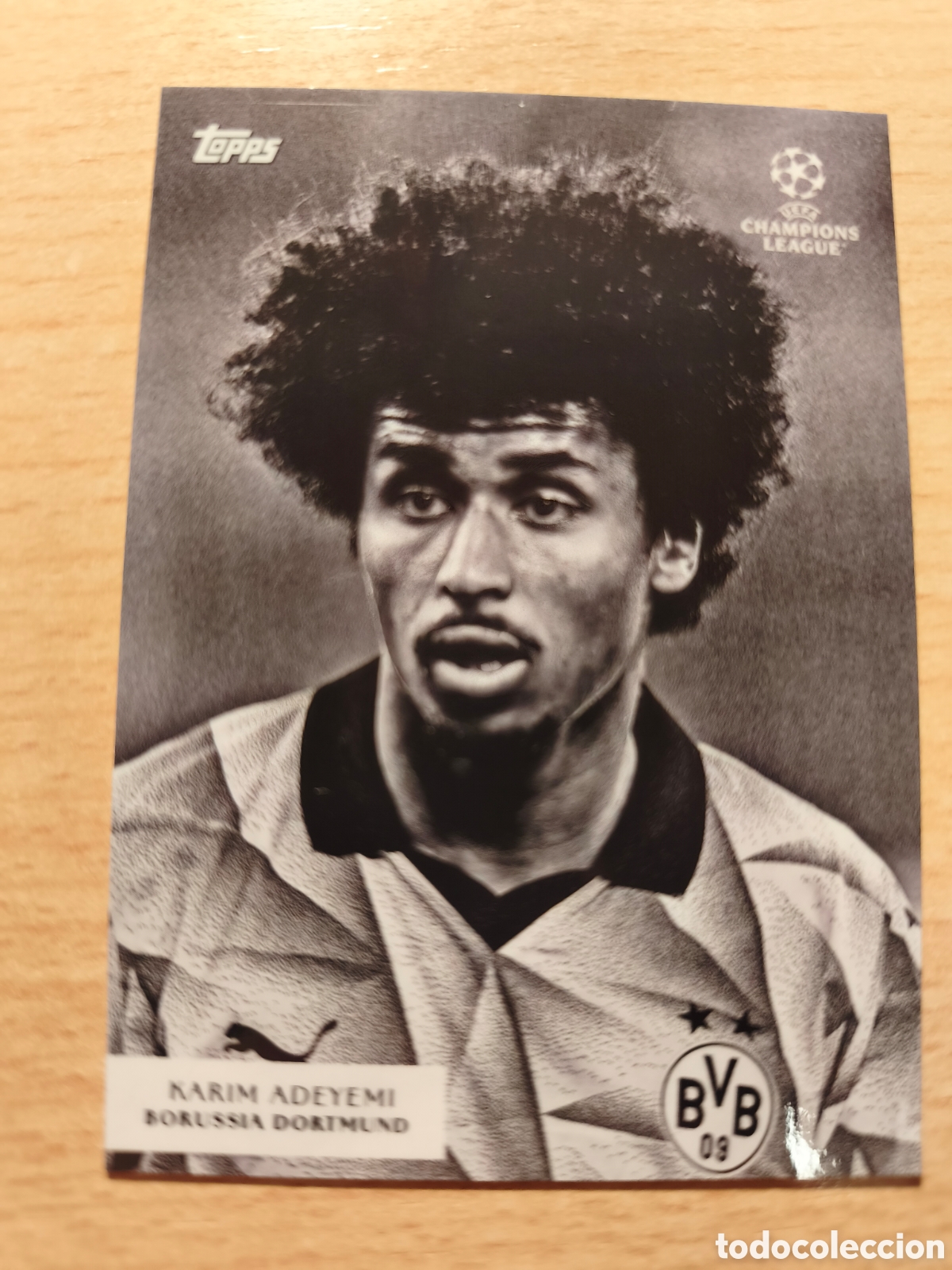 Cromos de f&uacute;tbol: KARIM ADEYEMI PORTAIT BORUSSIA DORTMUND BVB SIMPLEMENTE 2023 2024 TOPPS 23 24