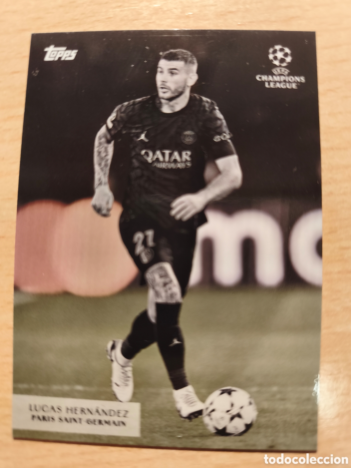 Cromos de f&uacute;tbol: LUCAS HERN&Aacute;NDEZ PARIS SAINT GERMAIN PSG SIMPLICIDAD 2023 2024 TOPPS 23 24