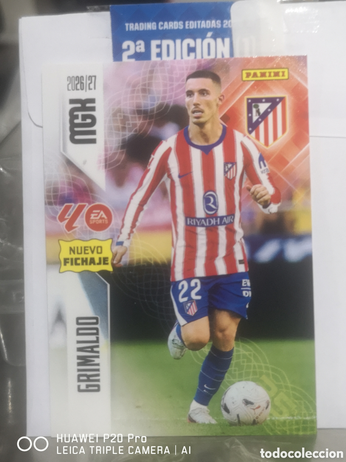 Cromos de f&uacute;tbol: MEGACRACKS 2026 2027 2026 27 GRIMALDO NUEVO FICHAJE 459 - ATLETICO DE MADRID
