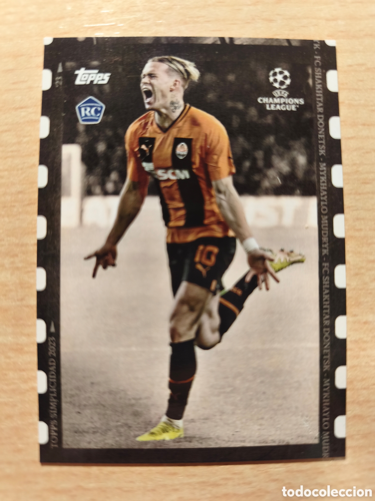 Cromos de f&uacute;tbol: MYKHAYLO MUDRYK RC SHAKTAR DONETSK SIMPLICIDAD 2023 2024 TOPPS 23 24 ROOKIE