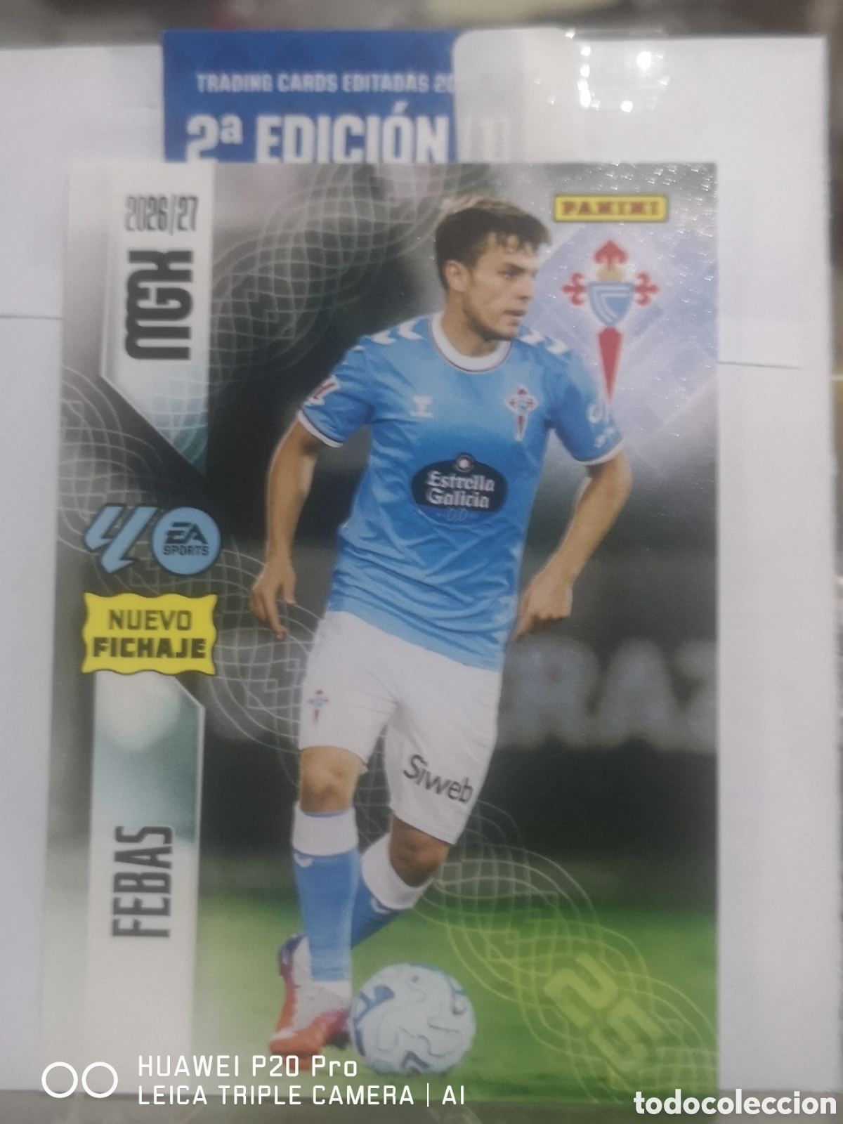 Cromos de f&uacute;tbol: MEGACRACKS 2026 2027 2026 27 FEBAS NUEVO FICHAJE 483 - REAL CLUB CELTA