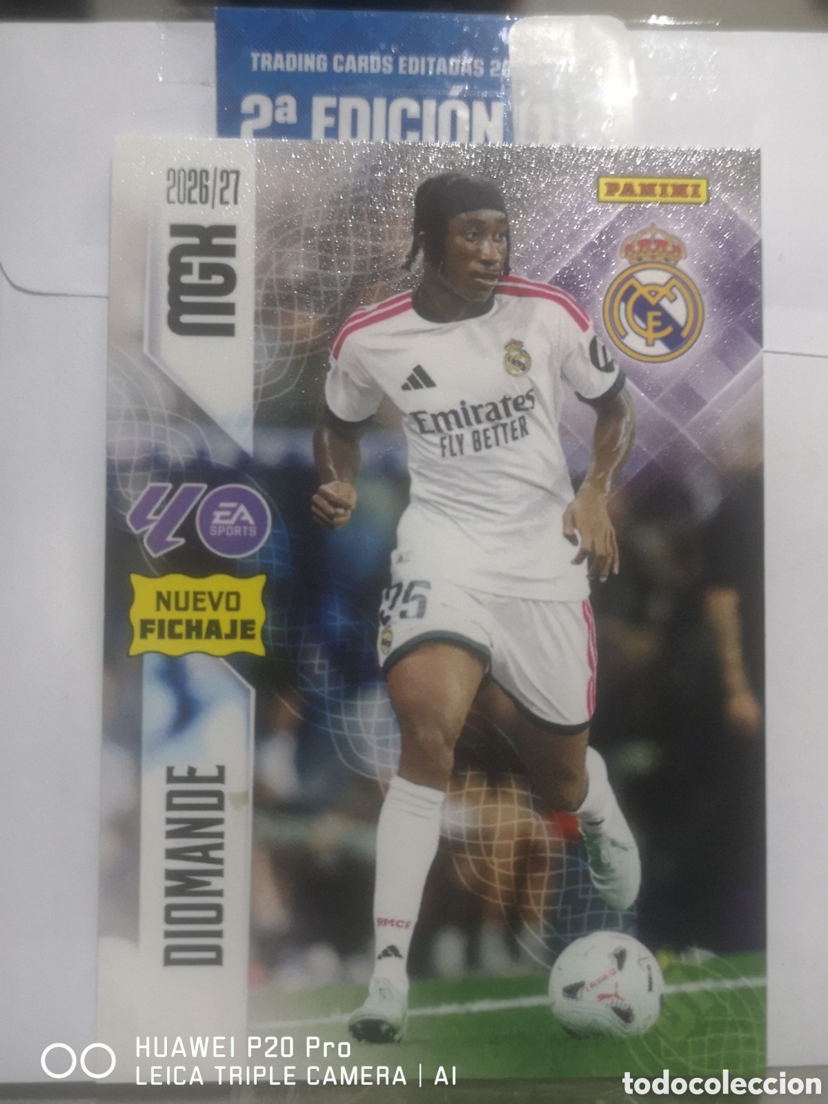 Cromos de f&uacute;tbol: MEGACRACKS 2026 2027 2026 27 DIOMANDE NUEVO FICHAJE 478 - REAL MADRID