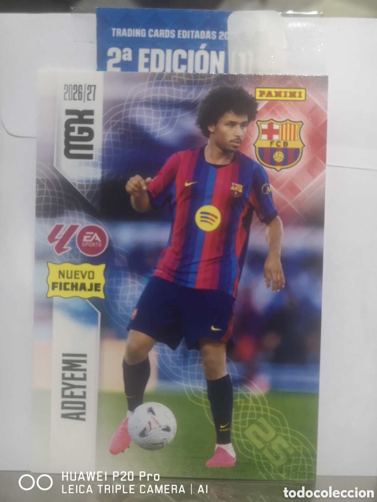 Cromos de f&uacute;tbol: MEGACRACKS 2026 2027 2026 27 ADEYEMI NUEVO FICHAJE 489 - BARCELONA