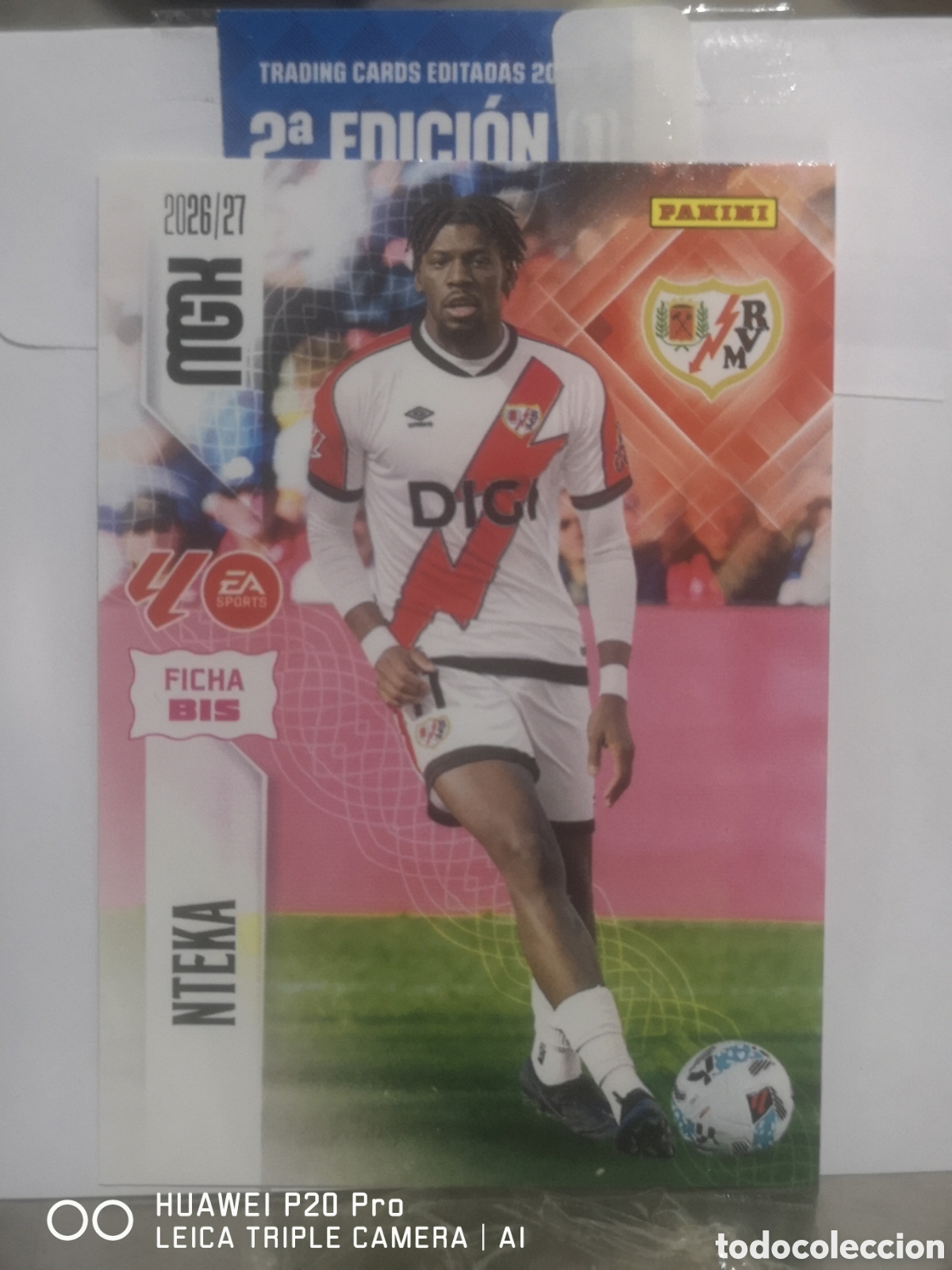 Cromos de f&uacute;tbol: MEGACRACKS 2026 2027 2026 27 NTEKA FICHA BIS 297 - RAYO VALLECANO