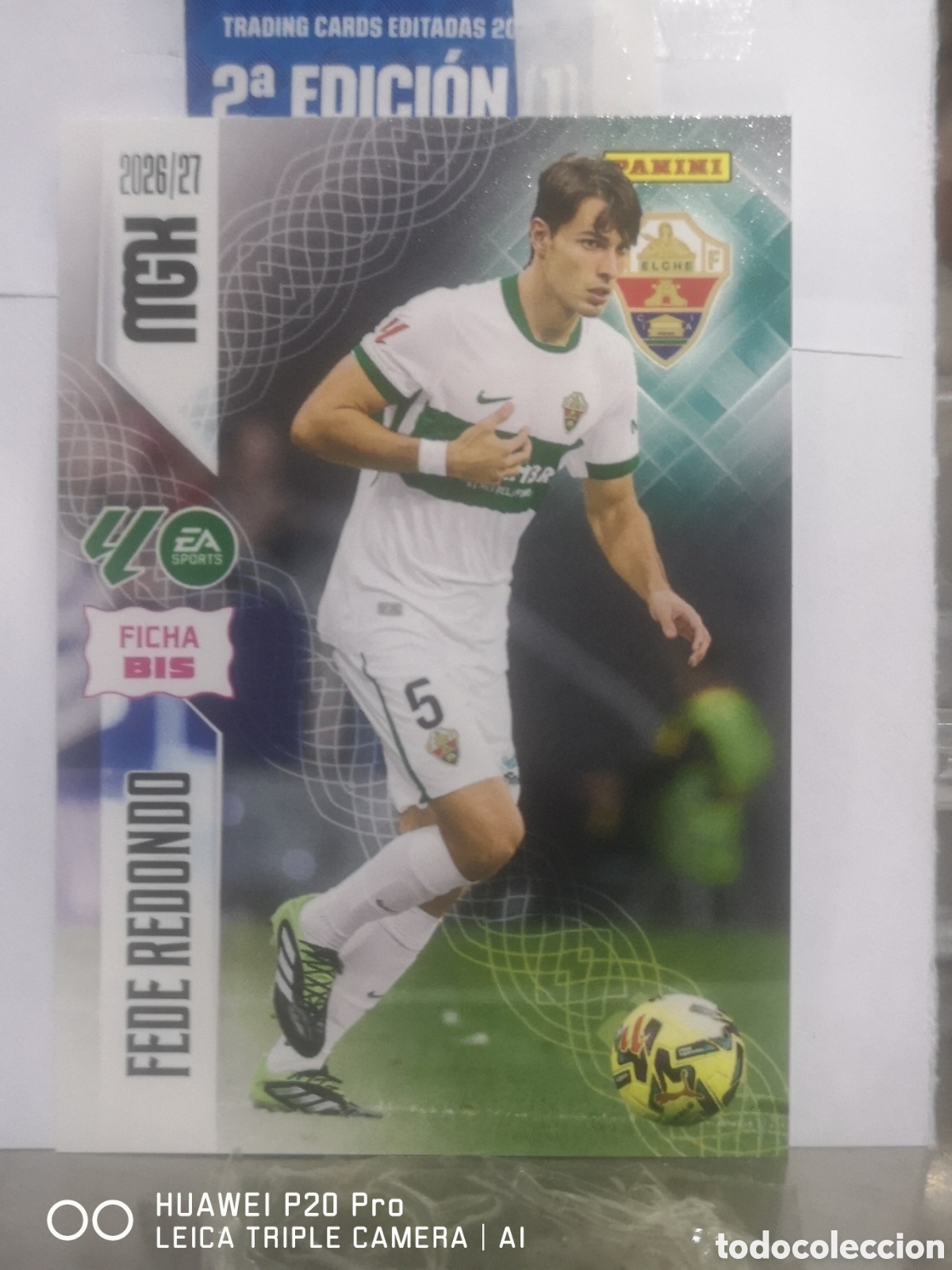 Cromos de f&uacute;tbol: MEGACRACKS 2026 2027 2026 27 FEDE REDONDO FICHA BIS 152 - ELCHE