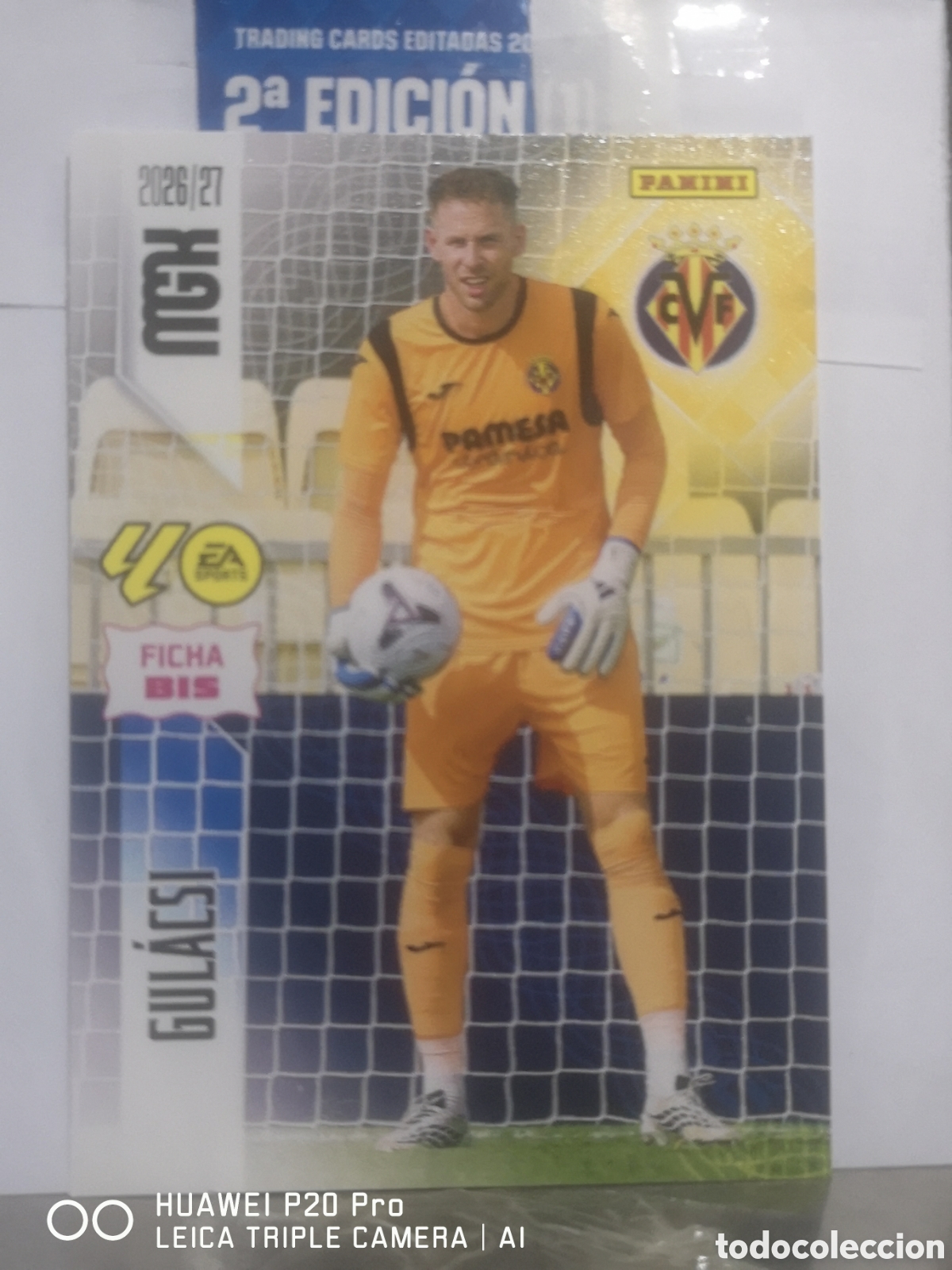Cromos de f&uacute;tbol: MEGACRACKS 2026 2027 2026 27 GULACSI FICHA BIS 363 - VILLARREAL