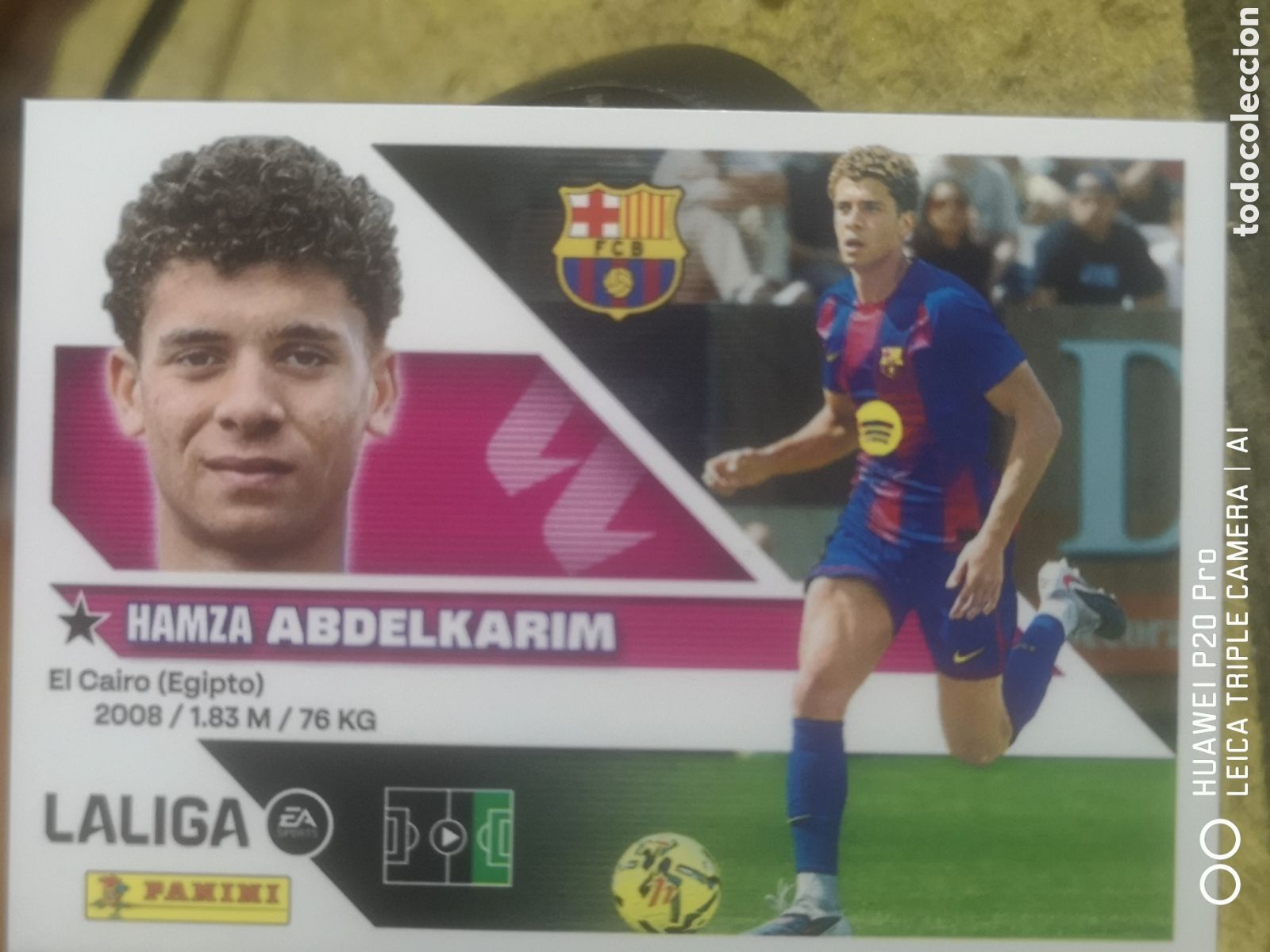 Cromos de f&uacute;tbol: LIGA ESTE 2026 2027 2026 27 COLOCA ABDELKARIM 18 BIS BARCELONA