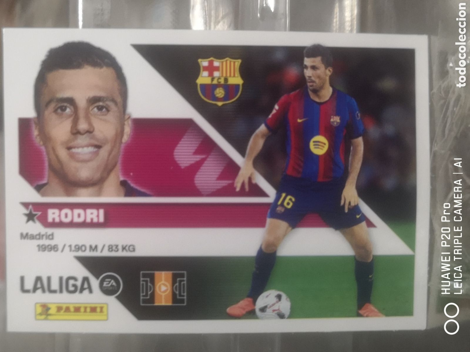 Cromos de f&uacute;tbol: LIGA ESTE 2026 2027 / 2026 27 ULTIMOS FICHAJES 40 RODRI - BARCELONA