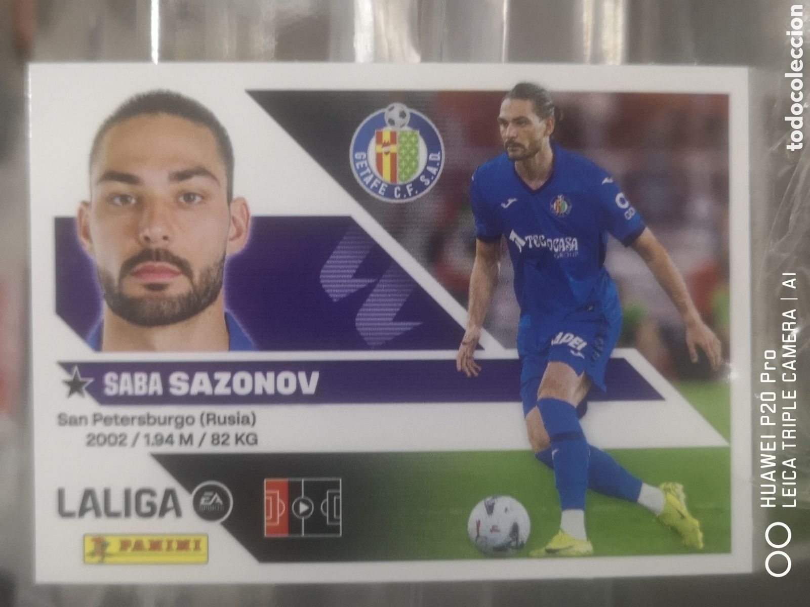 Cromos de f&uacute;tbol: LIGA ESTE 2026 2027 / 2026 27 ULTIMOS FICHAJES 31 SAZONOV - GETAFE