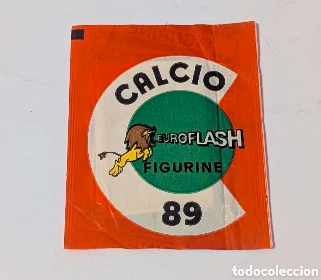 Cromos de f&uacute;tbol: Sobre Futbol sin abrir CALCIO 89. EUROFLASH
