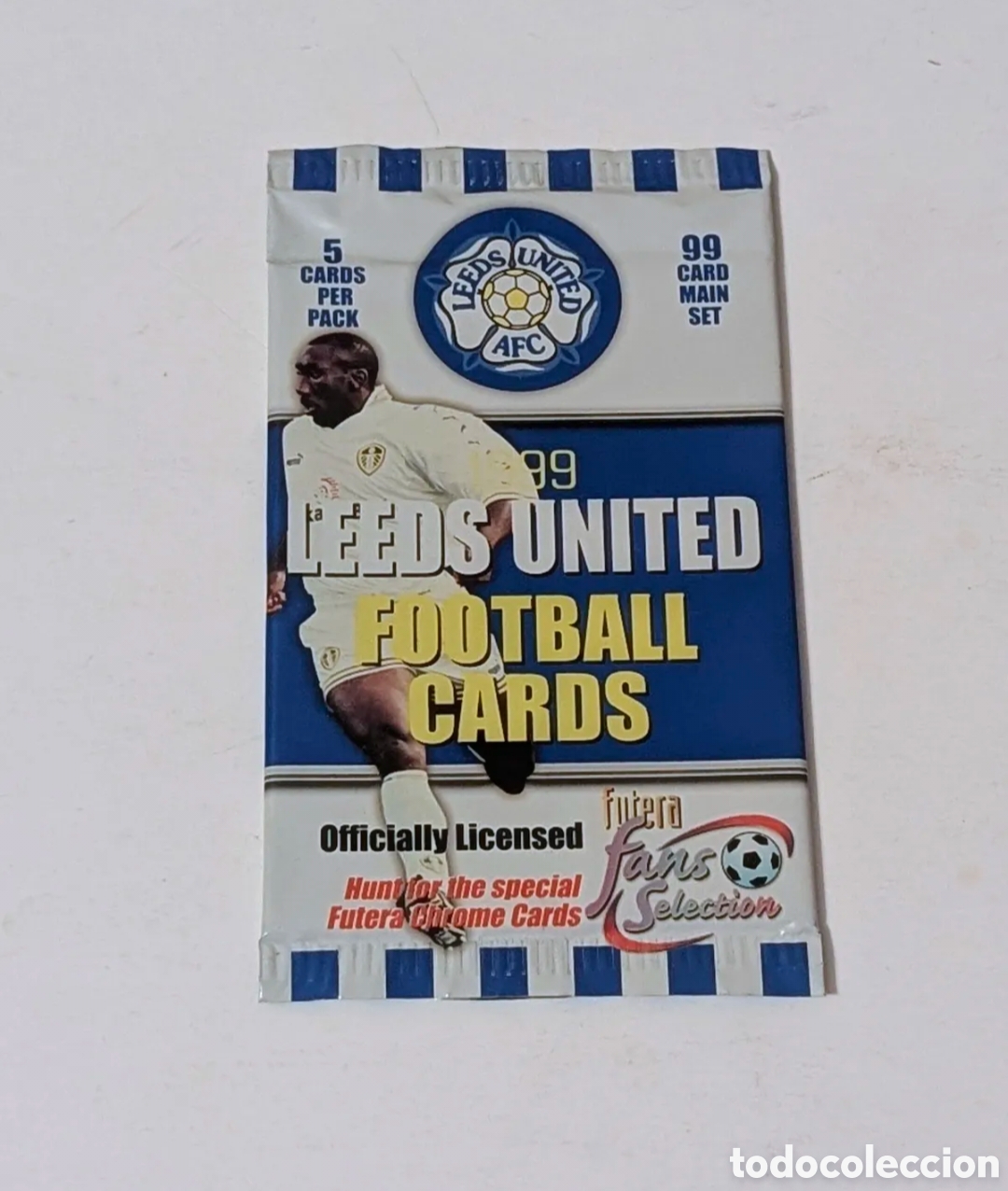 Cromos de f&uacute;tbol: Sobre cromos Futbol sin abrir Leeds United FC. Futera Fans Selection 1999
