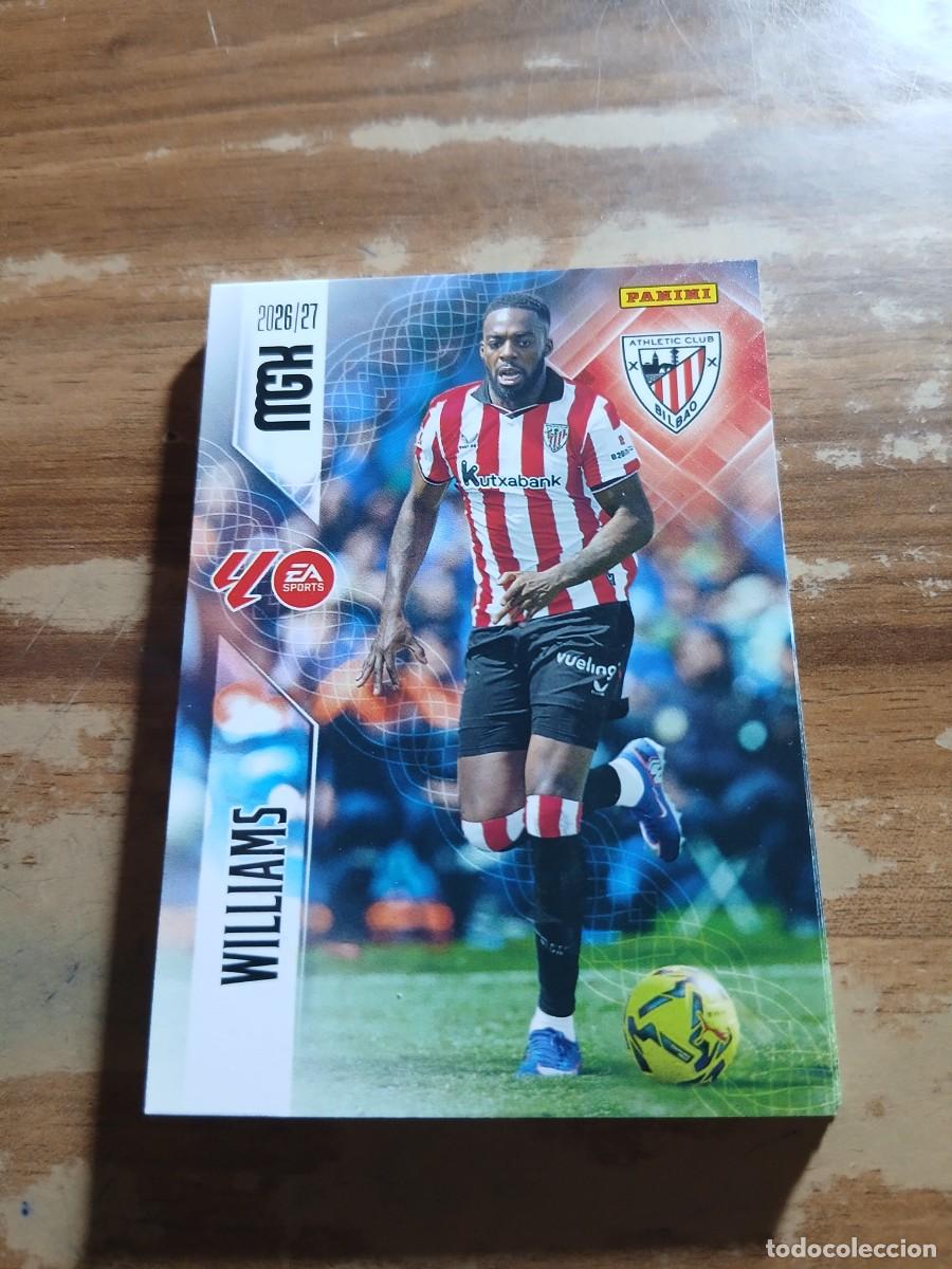 Cromos de f&uacute;tbol: CARD MEGACRACKS TEMPORADA 26/27: WILLIAMS (ATH. BILBAO), N&deg; 52