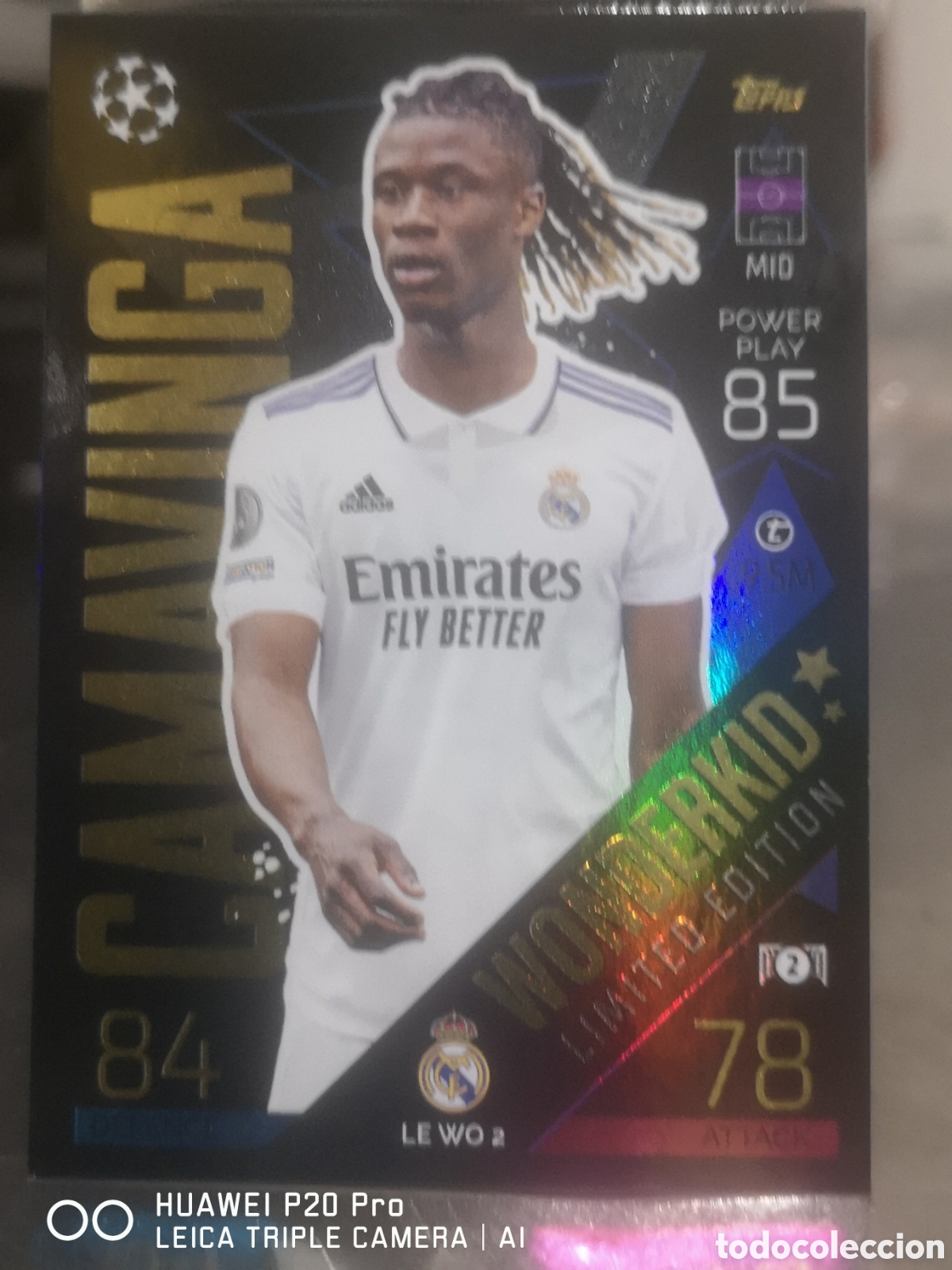 Cromos de f&uacute;tbol: CAMAVINGA MATCH ATTAX LIMITED EDITION - WONDERKID - 2022 - 2023 - 22 23 REAL MADRID