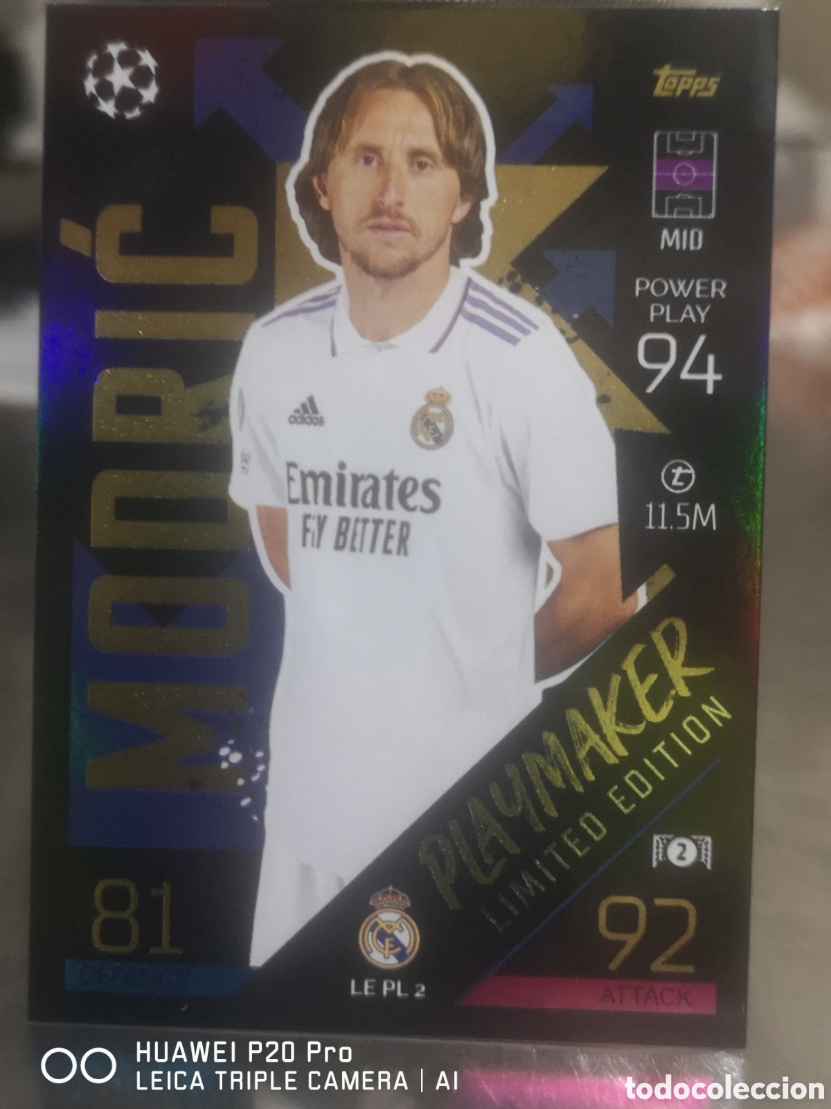 Cromos de f&uacute;tbol: MODRIC MATCH ATTAX LIMITED EDITION PLAYMAKER 2022 2023 - 22 23 REAL MADRID / LE PL 2