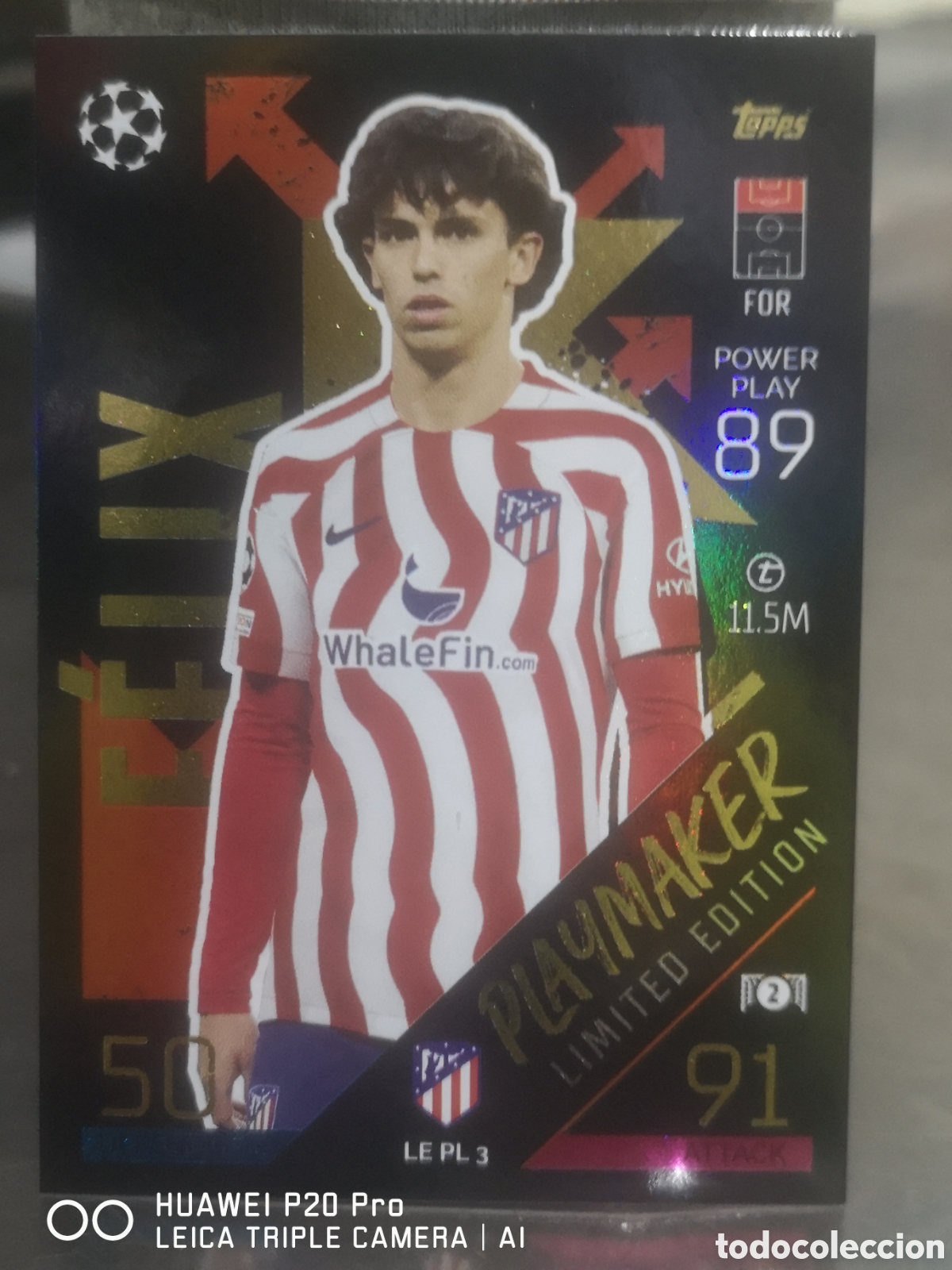 Cromos de f&uacute;tbol: JOAO FELIX MATCH ATTAX LIMITED EDITION PLAYMAKER 2022 2023 - 22 23 ATLETICO DE MADRID / LE PL 3