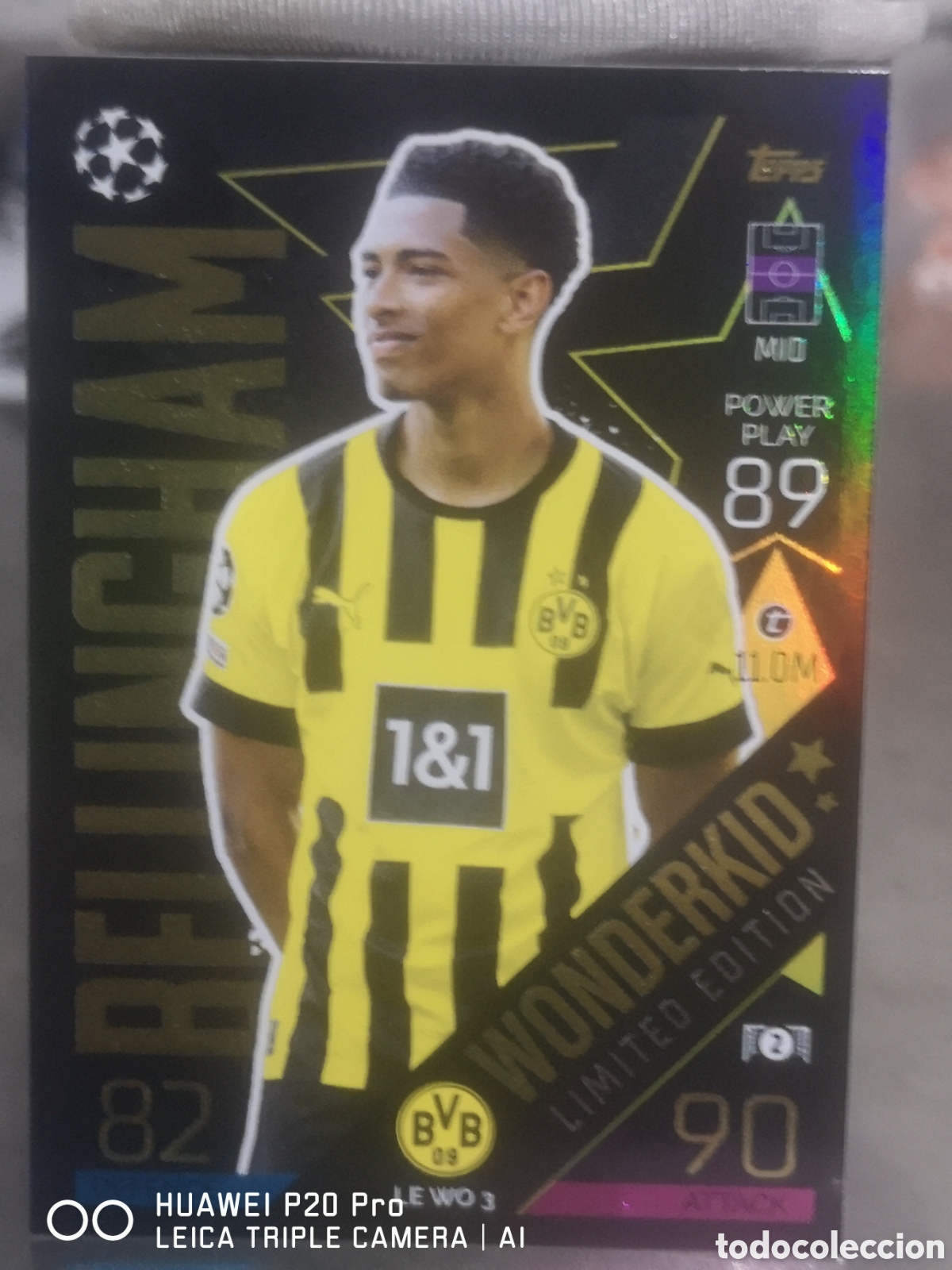 Cromos de f&uacute;tbol: BELLINGHAM MATCH ATTAX LIMITED EDITION WONDERKID 2022 2023 - 22 23 BORUSSIA DORTMUND / LE WO 3