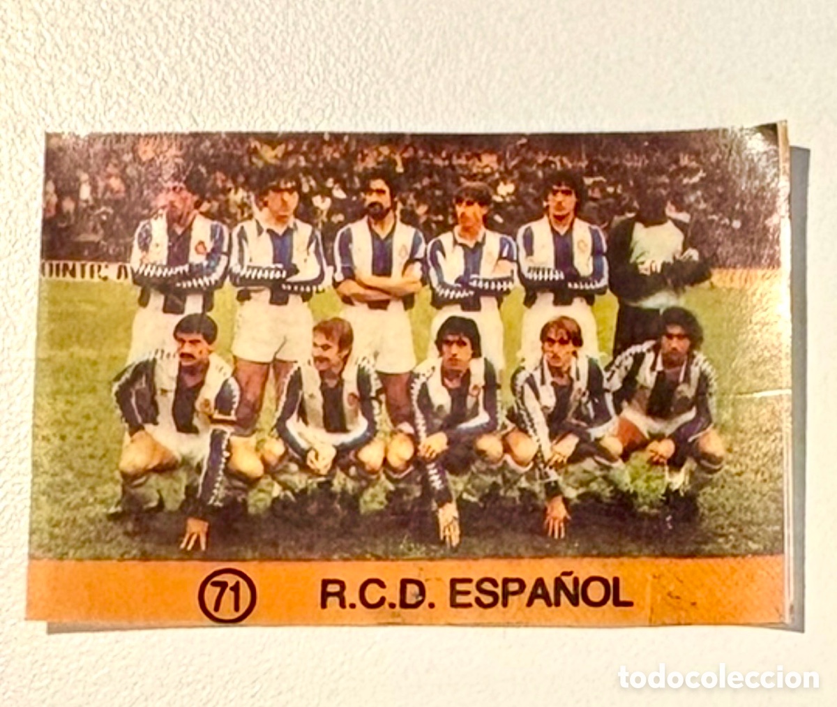 Cromos de f&uacute;tbol: Dif&iacute;cil ALINEACI&Oacute;N ESPA&Ntilde;OL 71 Colecci&oacute;n Super Campeones, Ediciones Gol 1983 1984 83 84