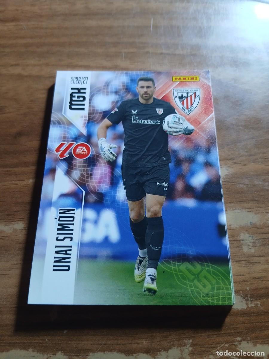 Cromos de f&uacute;tbol: CARD MEGACRACKS TEMPORADA 26/27: UNAI SIMON (ATH. BILBAO), N&deg; 38