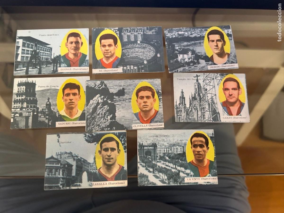 Fu&szlig;ball-Sticker: FHER DISGRA 1963-1964 63 64 BARCELOJNA-ZABALLA-VICENTE-GARAY-PESUDO-GOIBAR-SADURNI-OLIVELLA-RE-VENDE