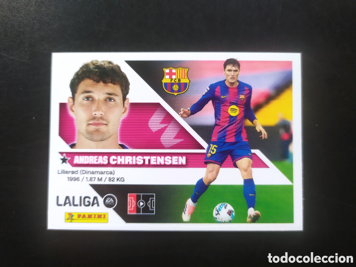 Cromos de f&uacute;tbol: Liga este 2026 2027 26 27 panini Christensen n&deg; 6B 6 B Barcelona