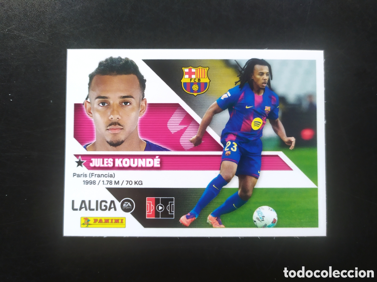 Cromos de f&uacute;tbol: Liga este 2026 2027 26 27 panini Kounde n&deg; 5 Barcelona