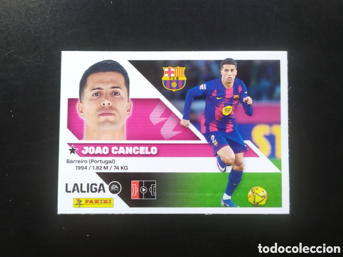 Cromos de f&uacute;tbol: Liga este 2026 2027 26 27 panini Joao Cancelo n&deg; 9 Barcelona