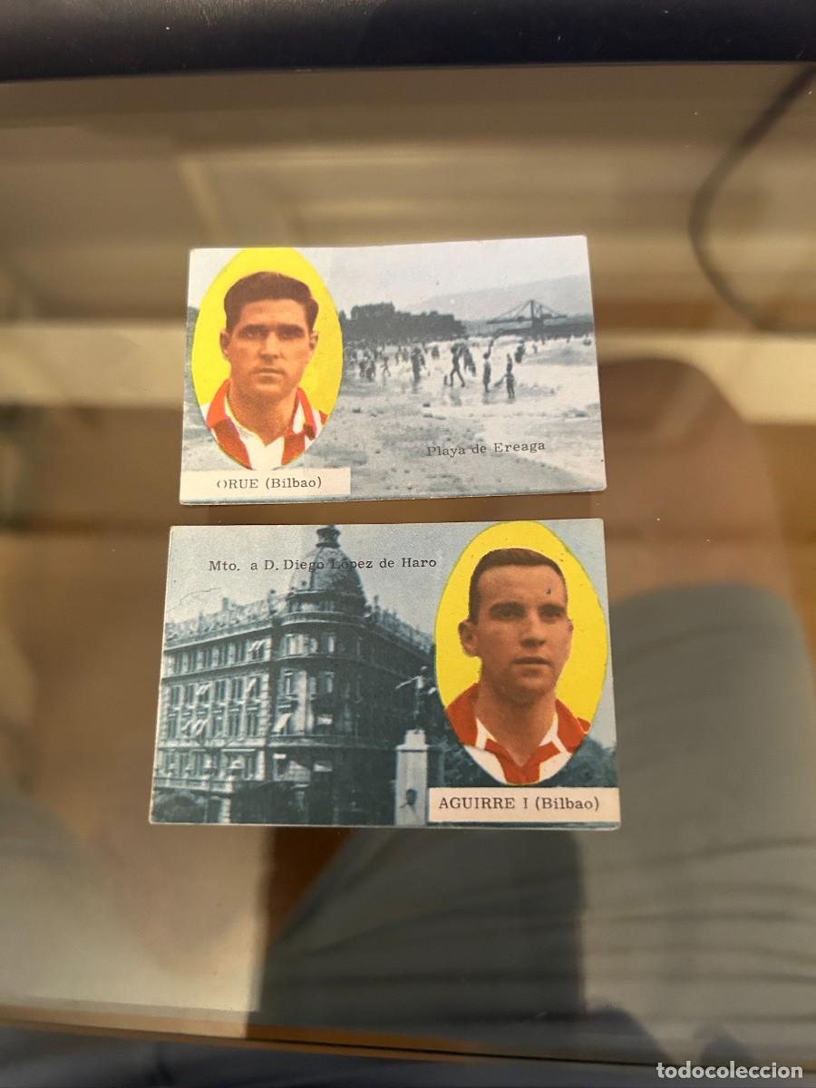 Cromos de f&uacute;tbol: DISGRA FHER 1963 1964 63 64 ATHLETIC DE BILBAO AGUIRRE Y ORUE SE VENDEN SUELTOS NUEVOS