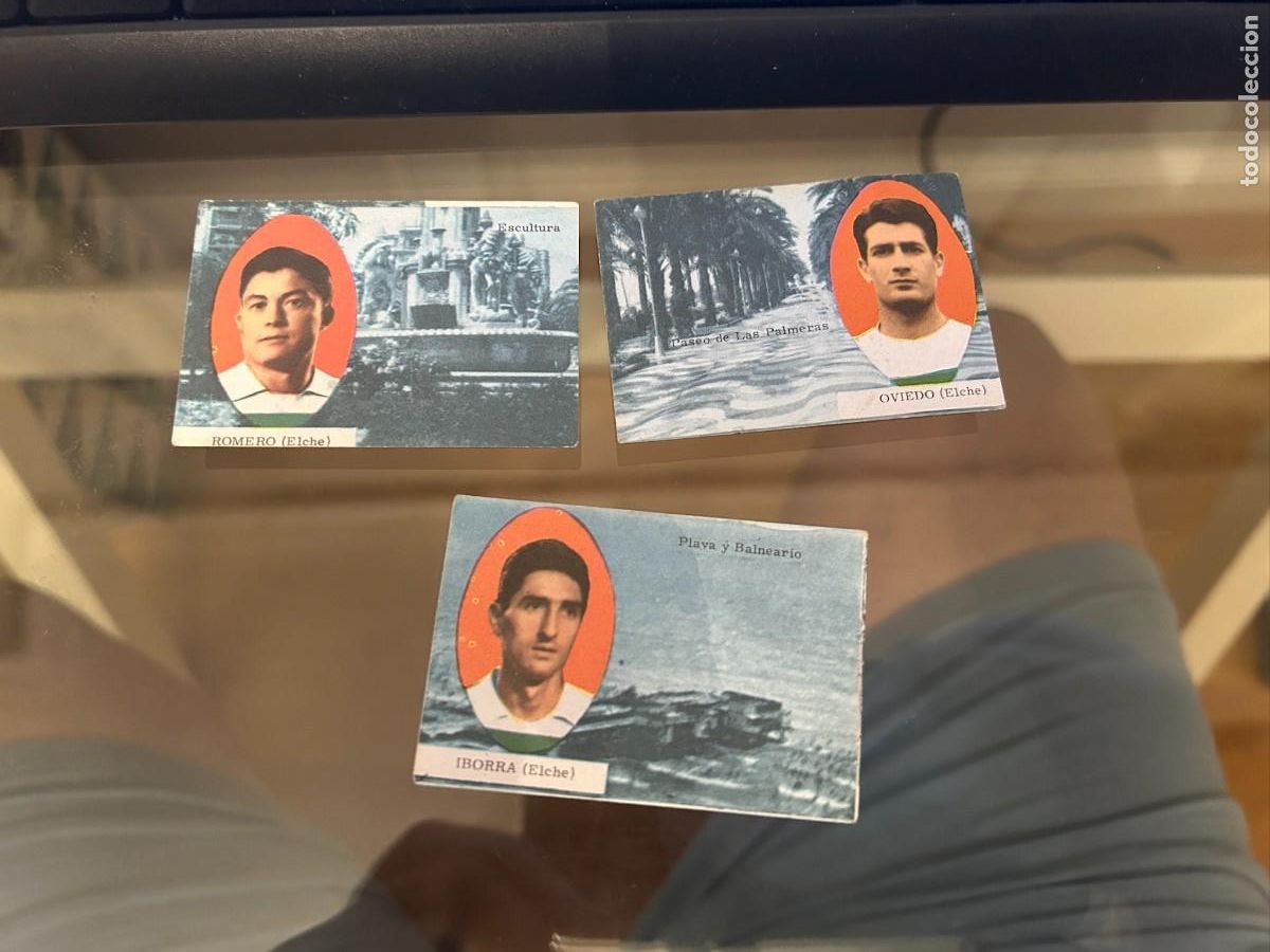Cromos de f&uacute;tbol: DISGRA FHER 1963 1964 63 64 ELCHE-OVIEDO-IBORRA Y ROMERO NUEVOS SE VENDEN SUELTOS