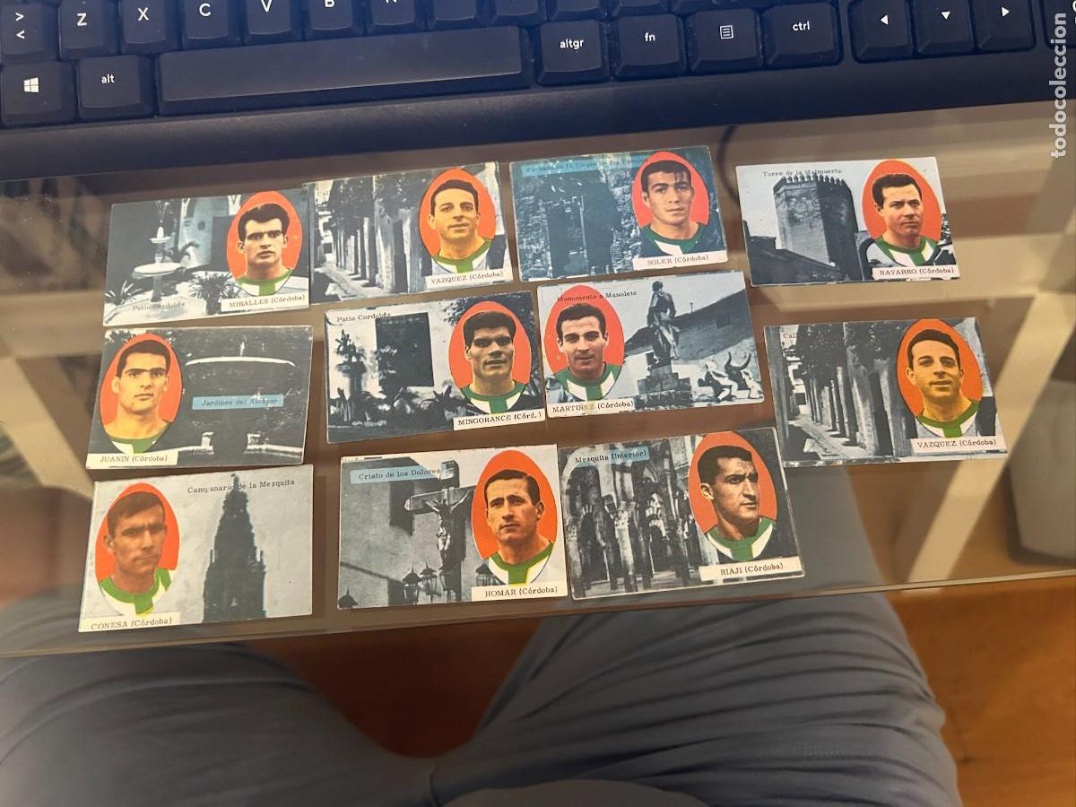Cromos de f&uacute;tbol: DISGRA FHER 1963 1964 63 64 HOMAR-VAZQUEZ-MARTINEZ-RIAJI-CONESA-JUANIN-MINGORANCE-SOLER-MIRALLES- VA