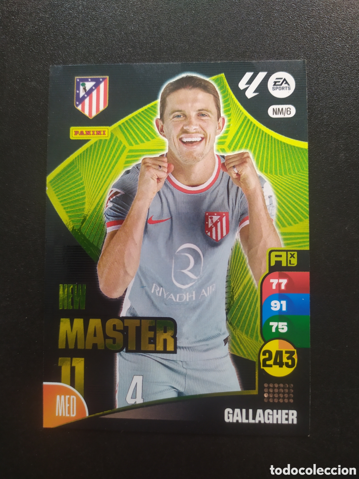 Cromos de f&uacute;tbol: Adrenalyn 2024 2025 24 25 panini Gallagher new master 11 NM/6 Atl&eacute;tico Madrid