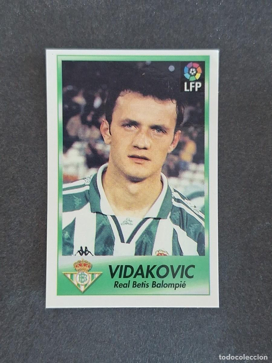 Cromos de f&uacute;tbol: L1 VIDAKOVIC REAL BETIS BALOMPIE 16 BOLLYCAO FUTBOL LIGA 1996 1997 96 97 NUNCA PEGADO SIN PEGAR