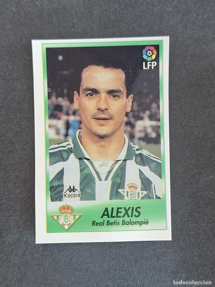 Cromos de f&uacute;tbol: L1 ALEXIS REAL BETIS BALOMPIE 18 BOLLYCAO FUTBOL LIGA 1996 1997 96 97 NUNCA PEGADO SIN PEGAR