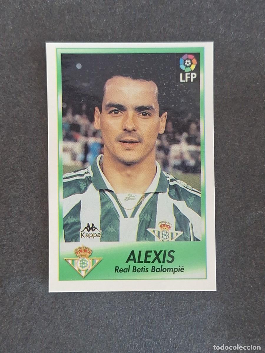 Cromos de f&uacute;tbol: L1 ALEXIS REAL BETIS BALOMPIE 18 BOLLYCAO FUTBOL LIGA 1996 1997 96 97 NUNCA PEGADO SIN PEGAR