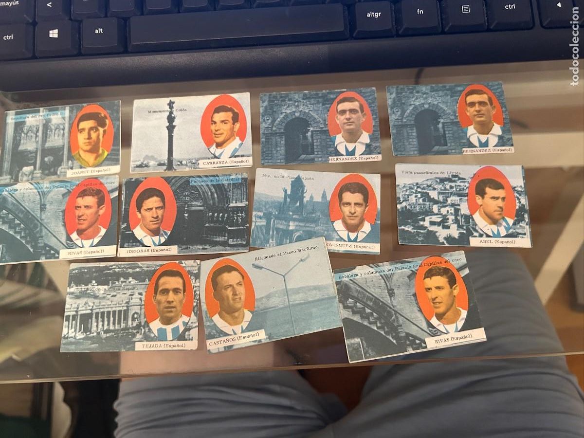 Fu&szlig;ball-Sticker: DISGRA FHER 1963 1964 63 64 ESPA&Ntilde;OL JOANET Y 10 MAS NUEVOS RELACION EN DESCRIPCION VENDEN SUELTOS